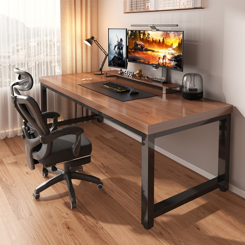 Solid Wood Computer Desk Desktop Household Desk Office Desk Student Study Table Bedroom Double Long Table E-sports Table Solid Wood Computer Desk Desktop Household Desk Office Desk Student Study Table Bedroom Double Long Table E-sports Table