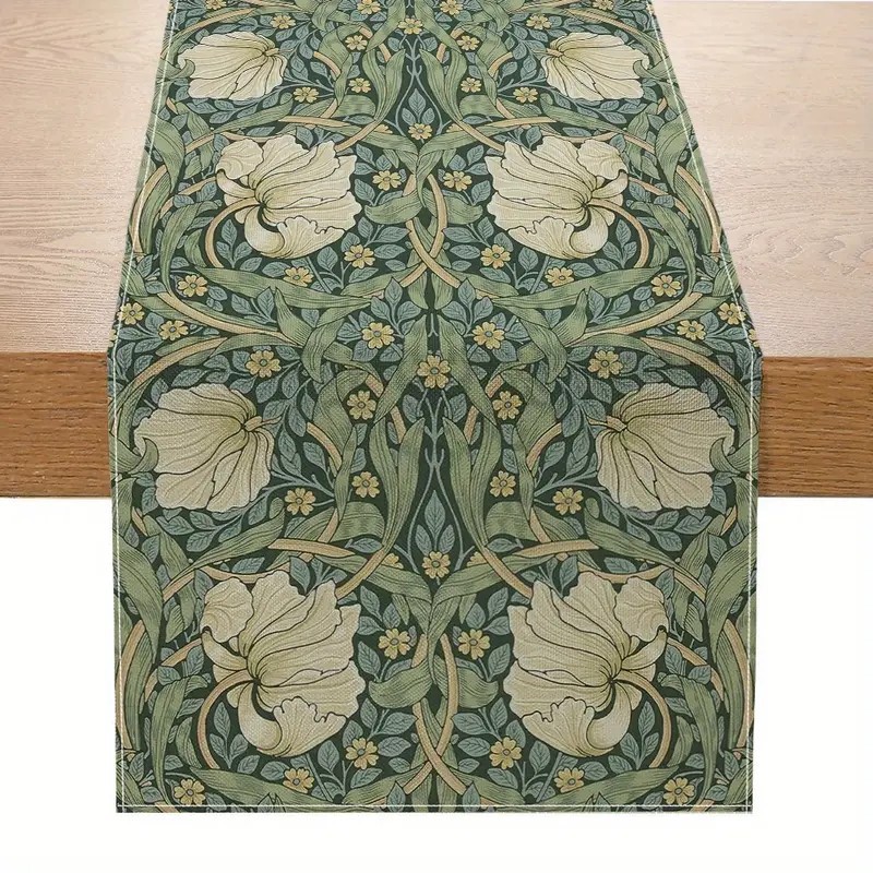 Transfronterizo 2024 Amazon nuevo estilo bohemio lino tabla bandera tabla de comedor tabla de té tabla de bandera image 11