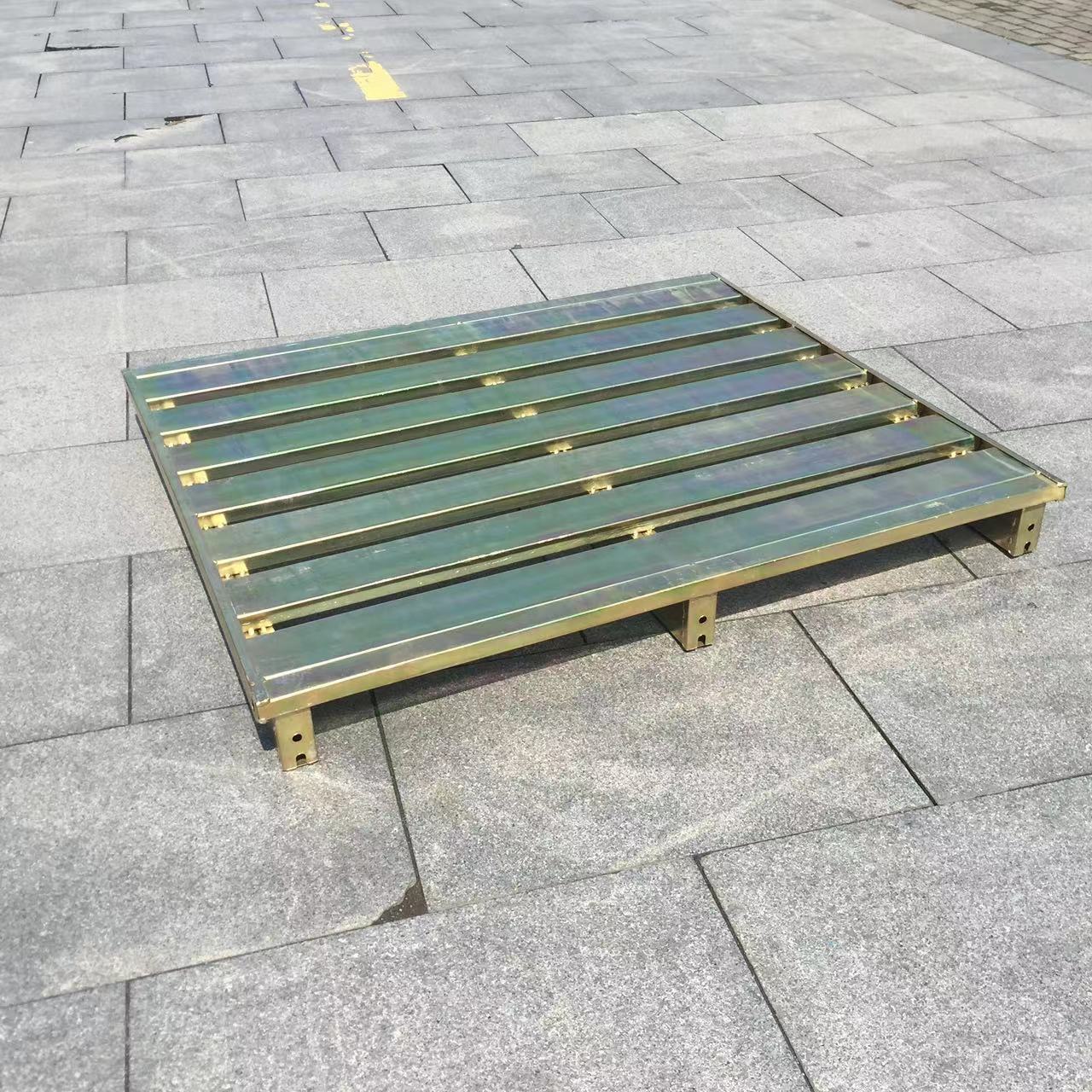 金属钢托盘叉车托盘立体库钢托盘立库四向进叉物流托盘