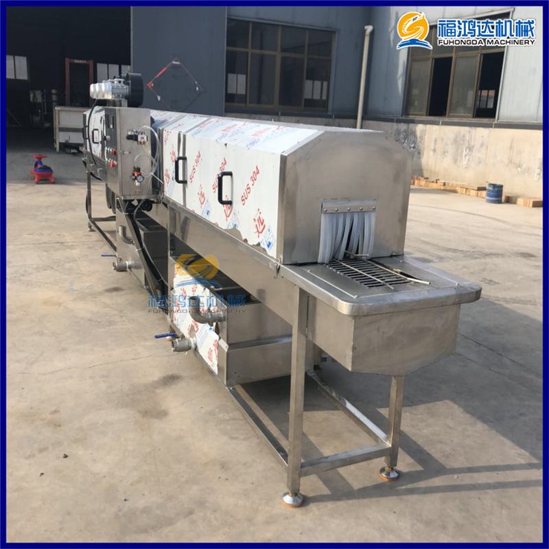 食品模具马口铁罐清洗机 隧道式金枪鱼罐头马口铁罐清洗风干机