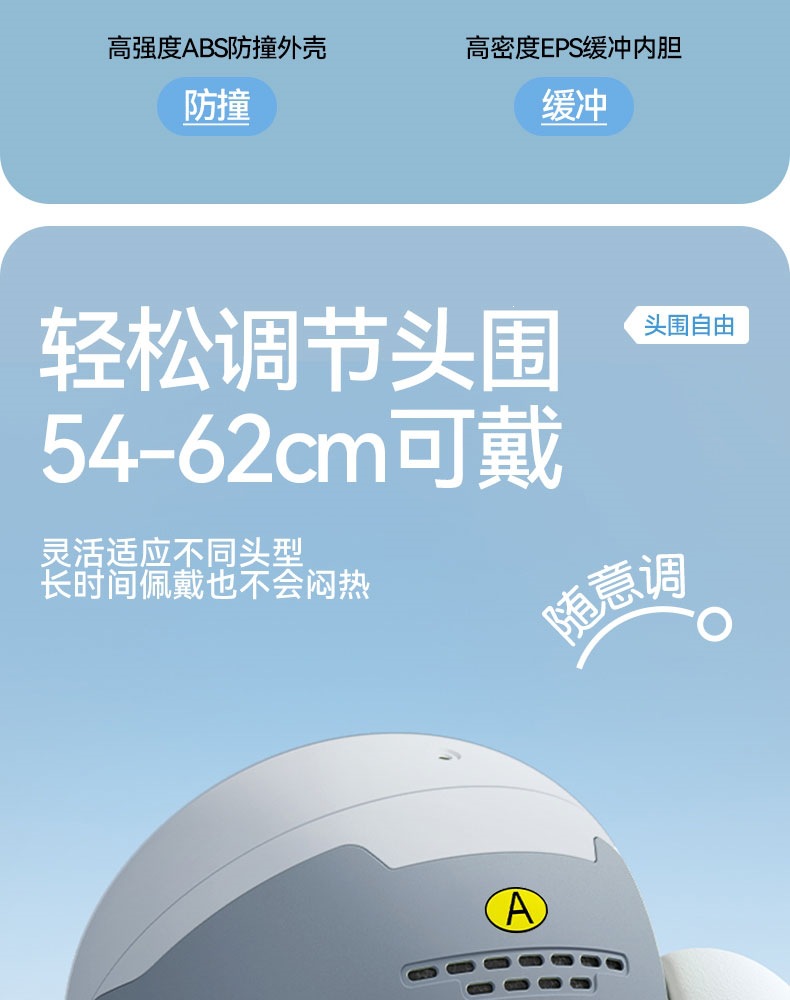 Suitable for 2025 new model 3C certified electric scooter helmet for women, summer non-hair-pressing, sun-protective half helmet for all seasons