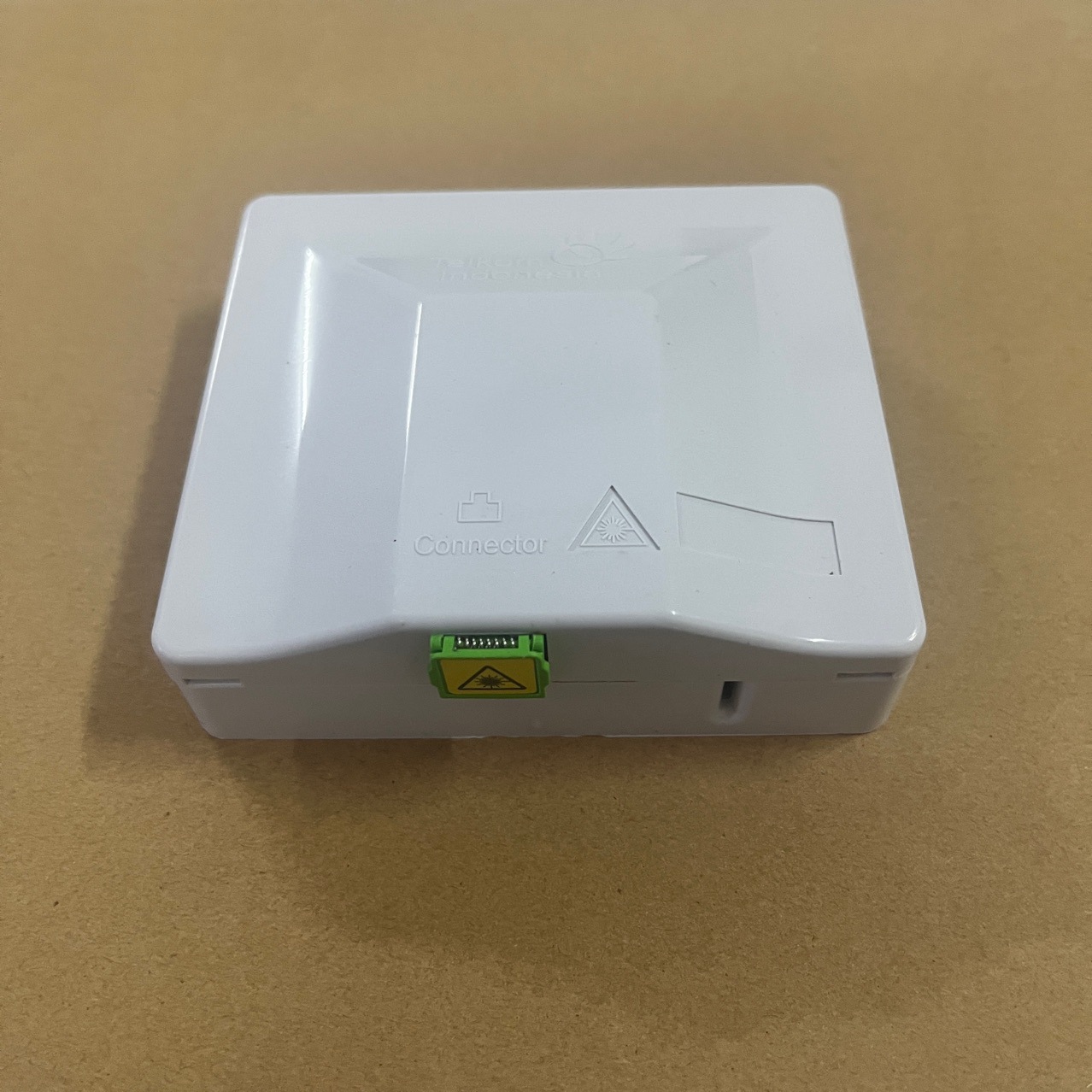 隐形光缆保护盒裸纤保护盒光纤分路器单口光纤面板20米款多功能