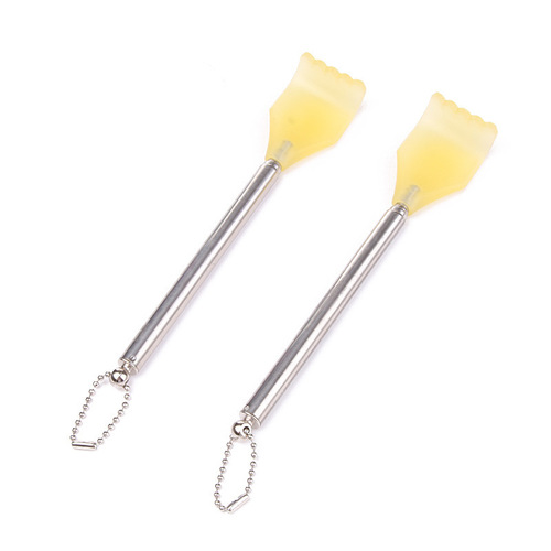 Itchy scratching device old man Le massage picket retractable portable stainless steel scratching back scratching device