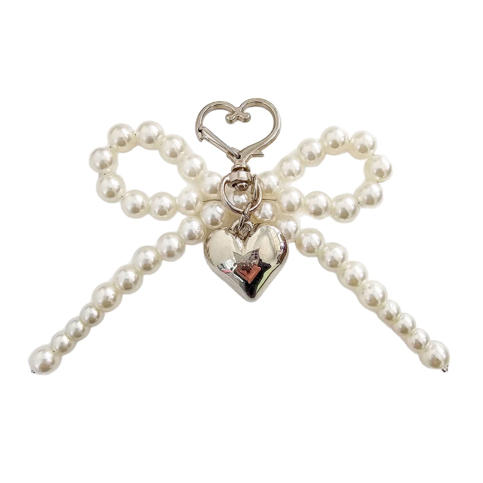 INS coreano arco de perla Go Ben cadena de amor llavero super universal perla simple colgante de bolsa