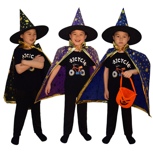 Halloween children's red, green and blue stage performance costumes cosplay performance role-playing costumes