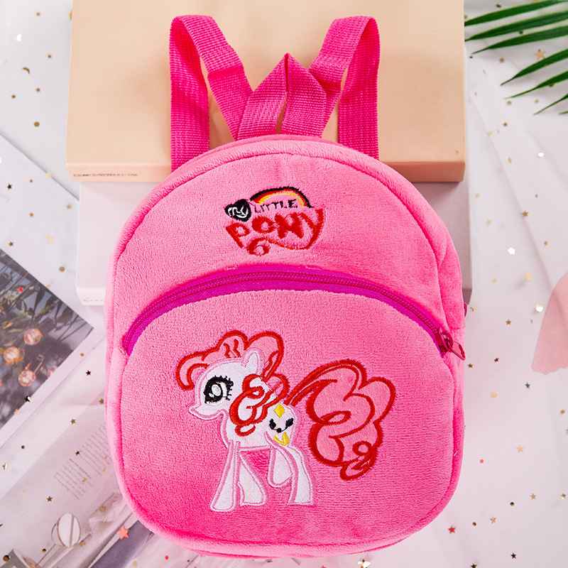 2024 nueva mochila de felpa de moda para niños de dibujos animados lindo jardín de infantes 1-3-4 años para niños y niñas