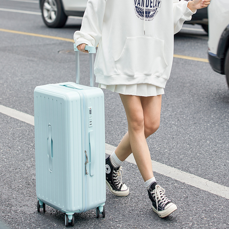 Maleta de 20 pulgadas, nuevo modelo duradero de 24 pulgadas, maleta de 28 pulgadas, caja de contraseña de rueda silenciosa