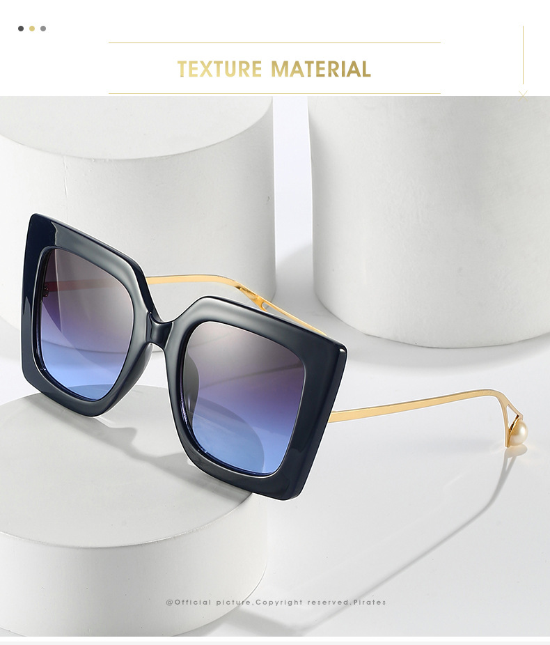 54g Weight Full Frame Glasses Structure Sunglasses Classification PC, UV400 Protection Lens Material Square Glasses Style Outdoor, Travel Occasion Color Block Pattern All Seasons Season Unisex Gender Elegant, Streetwear Style Elegant Streetwear Color Block PC UV400 Protection Square Full Frame Women's Sunglasses 无