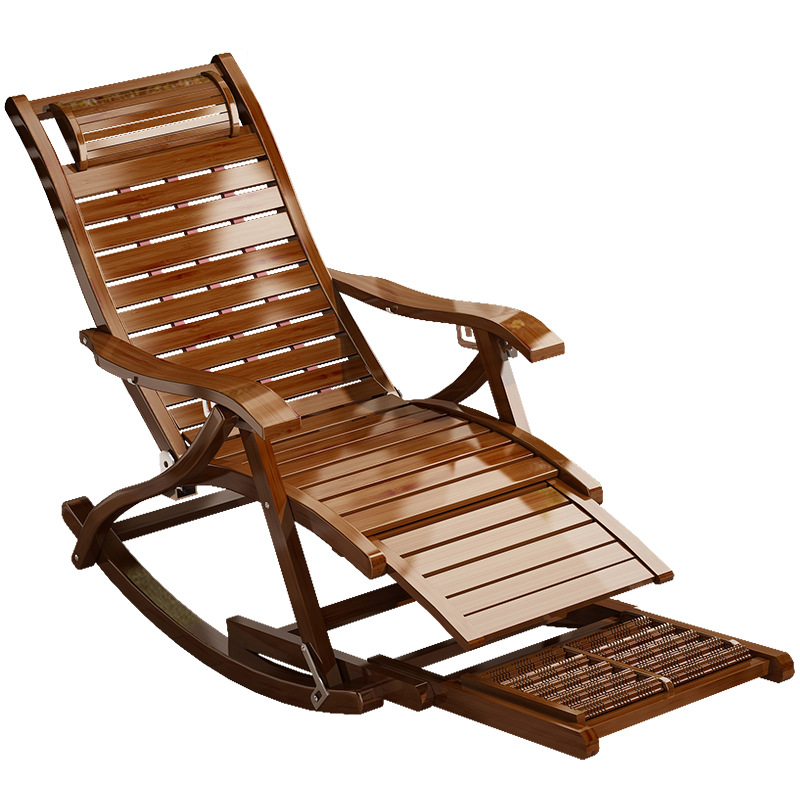 Silla de mecedor, silla de ocio doméstico, silla plegable para adultos, silla plegable para adultos