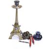 Eiffel Tower Water Tobacco Arabic Smooth Factory Double Water Tobacco Set Export Foreign Trade WISH Expressway Cross -border