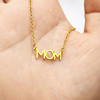 Necklace for mother with letters, accessory stainless steel, suitable for import, English letters
