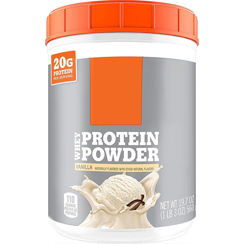 Cross border commodity vanilla flavor whey protein powder Vanilla protein powder 560G/can