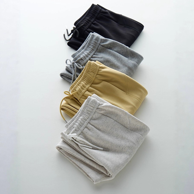2026 Spring and Autumn New Versatile White Sports Sweatpants Lulu High Waist Liquid Ammonia Cotton Straight-Leg Casual Pants for Women 2026 Spring and Autumn New Versatile White Sports Sweatpants Lulu High Waist Liquid Ammonia Cotton Straight-Leg Casual Pants for Women