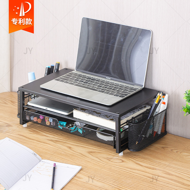 Cross-Border New Desktop Computer Elevated Office Desktop Monitor Elevated Storage Rack Widened Cooling Rack