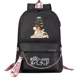 淘分销约定的梦幻岛韩版USB青少年学生书包男女休闲旅行双肩背包