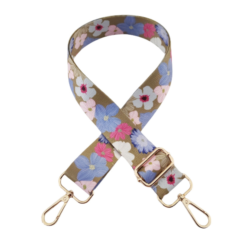 All Seasons Season Women's Gender Classic Style Style All Seasons Polyester Flower Bag Strap