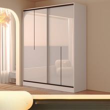 衣柜家用卧室推拉门实木出租房用经济型新款2025爆款小户包邮批发