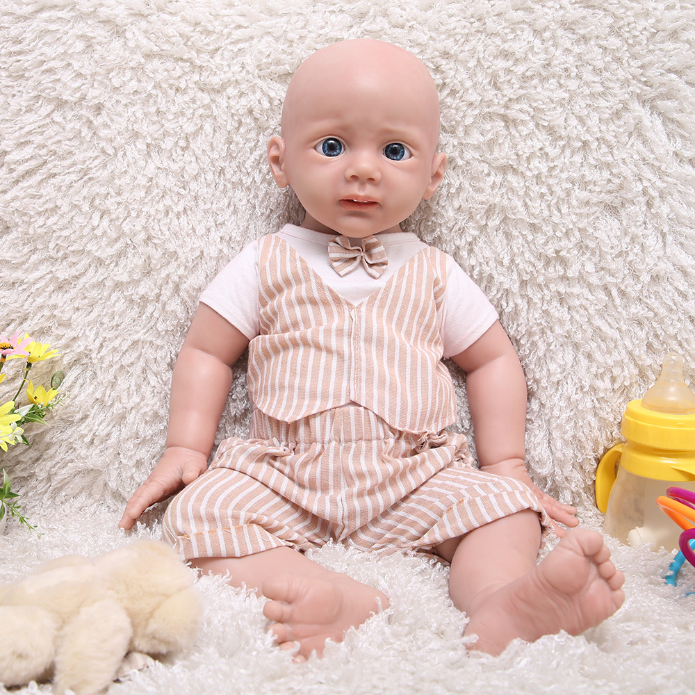 WB1518跨境货源硅胶重生娃娃 reborn baby 50cm仿真婴儿硅胶娃娃