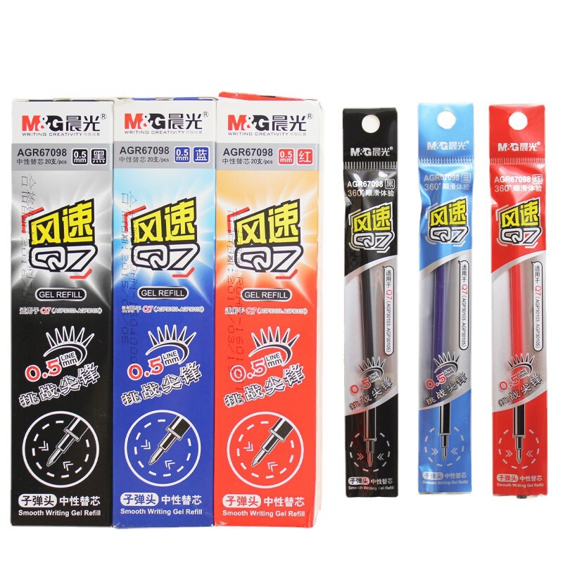 Gel Pen Refill Agr67098 Wind Speed Q7 Replacement Refill Gel Pen Refill 0.5mm for Office and Study 0.5mm Red Blue Black Gel Pen Refill Agr67098 Wind Speed Q7 Replacement Refill Gel Pen Refill 0.5mm for Office and Study 0.5mm Red Blue Black