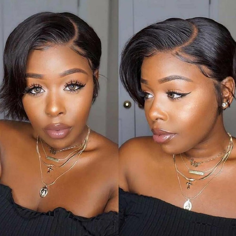 Women's Simple Style Casual Holiday Short Straight Hair Wigs display picture 6