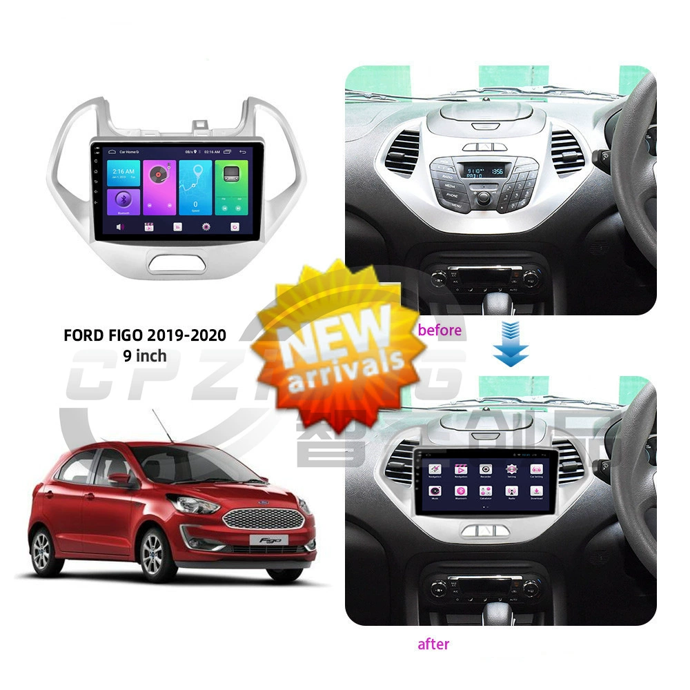 Карманный экран средней панели автомобиля с рамкой, подходит для Ford Indian Carnival FIGO 2019-2020