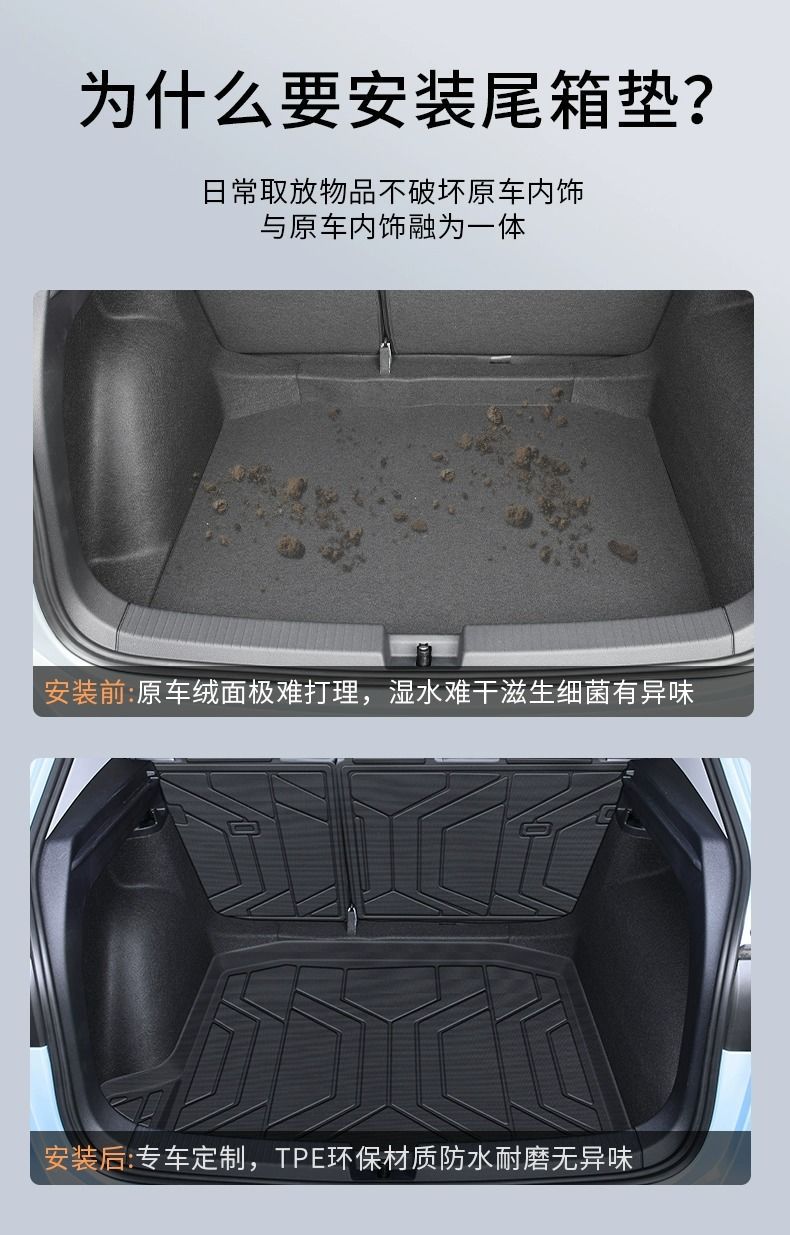 Applicable to Volkswagen Tuyue Xinrui Trunk Mat 2025 Surrounding TPE Trunk Mat 25 Automotive Interior