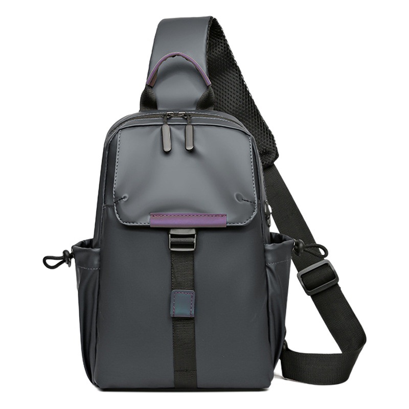 Nueva moda bolsa de pecho de gran capacidad bolsa de mensajero de ciclismo ligera impermeable mochila pequeña bolso de hombro casual bolso de hombre al por mayor