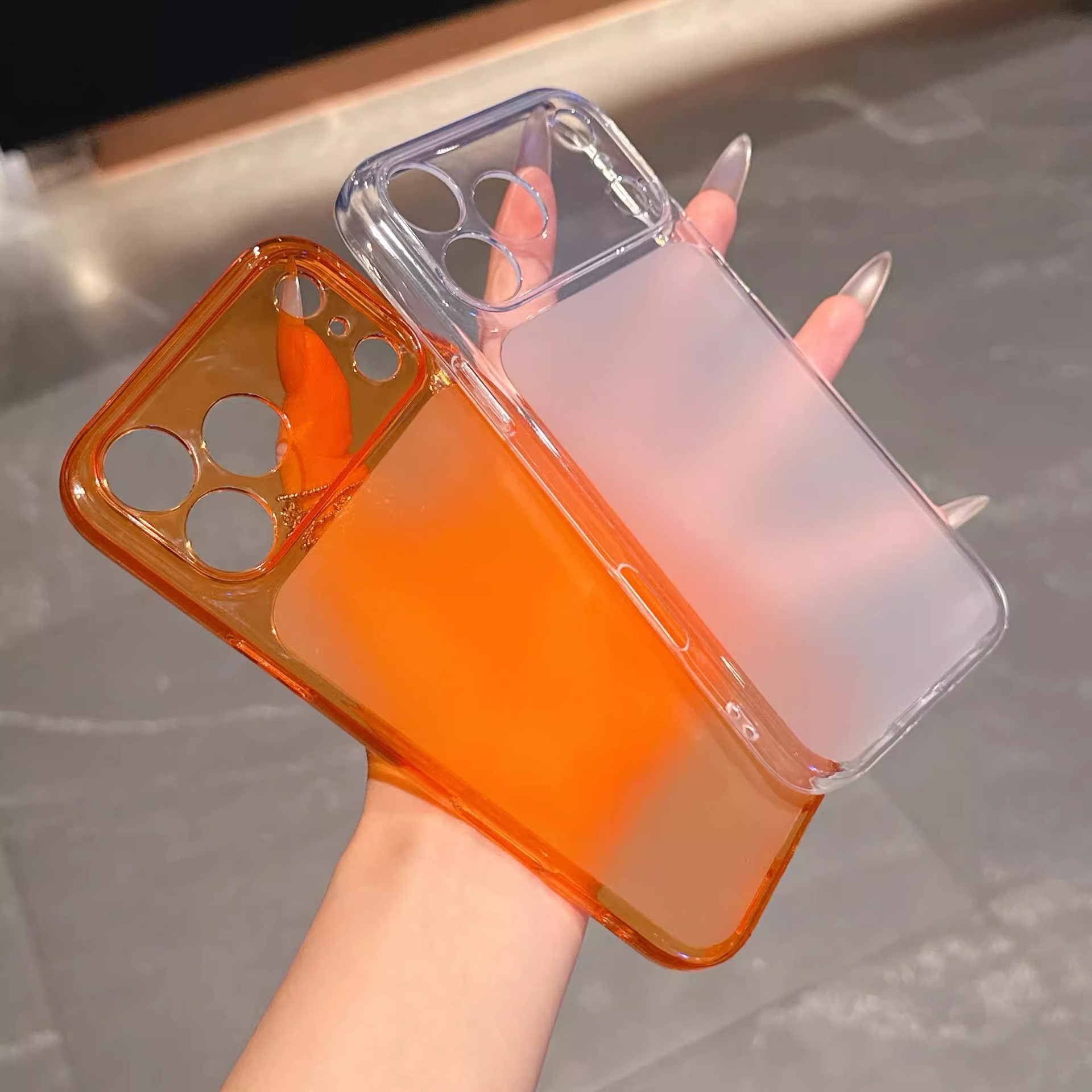 Suitable IPhone Pro Max, The Phone Instantly Transforms Into A 17 Matte Ultra-thin TPU Semi-transparent Anti-drop Case_voghion.com