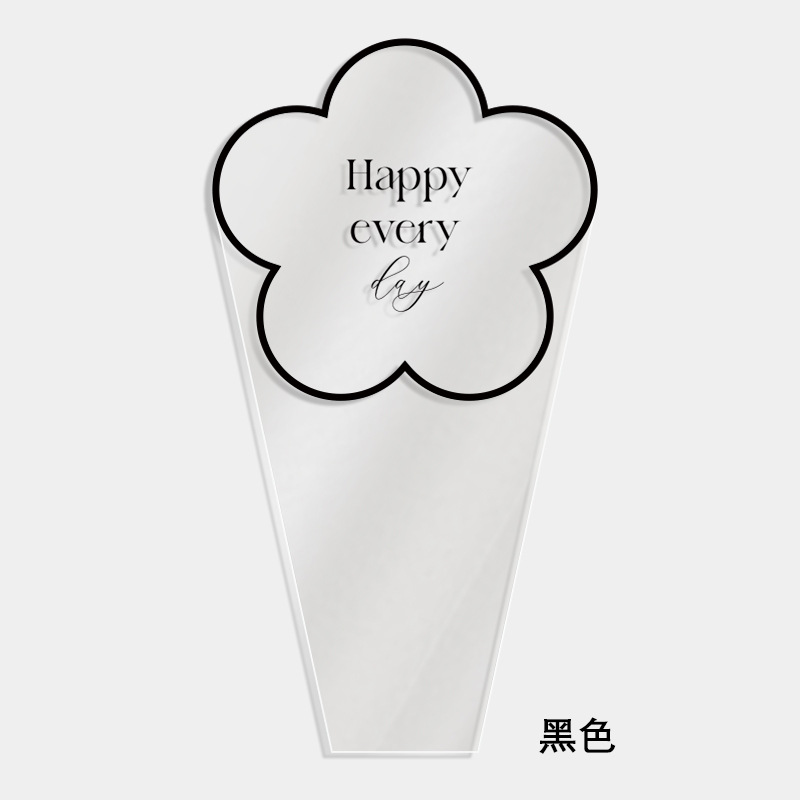 Diosa bolsa individual Camelia bolsa individual ramo bolsa de embalaje material de la flor bolsa de rama única puesto material floral