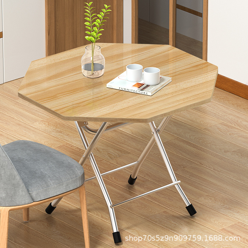 Mesa plegable simple mesa de comedor dormitorio plegable casa de alquiler mesa pequeña cabina de niñas