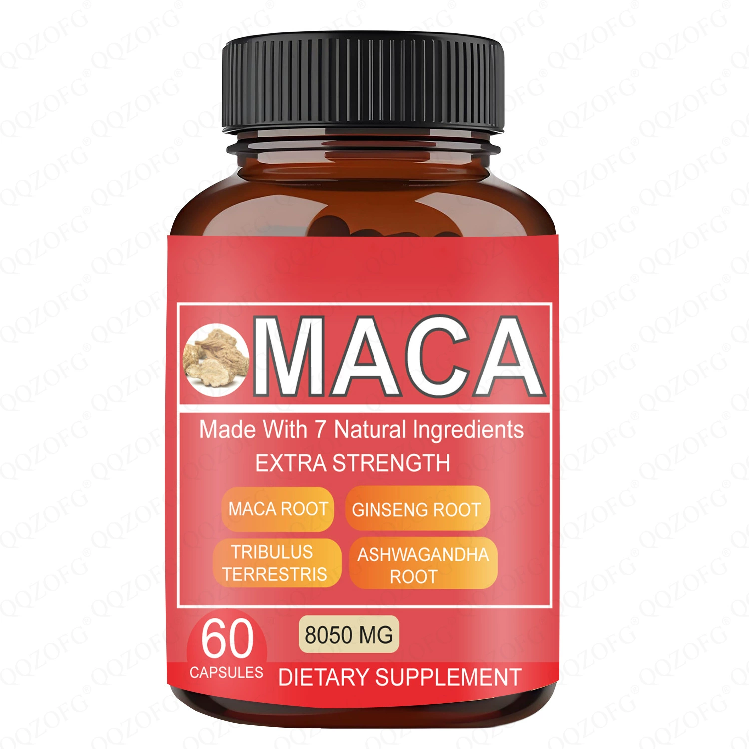 Капсулы Мака, бестселлеры внешней торговли Amazon, 60 капсул. Производитель капсул Мака, возможен OEM.