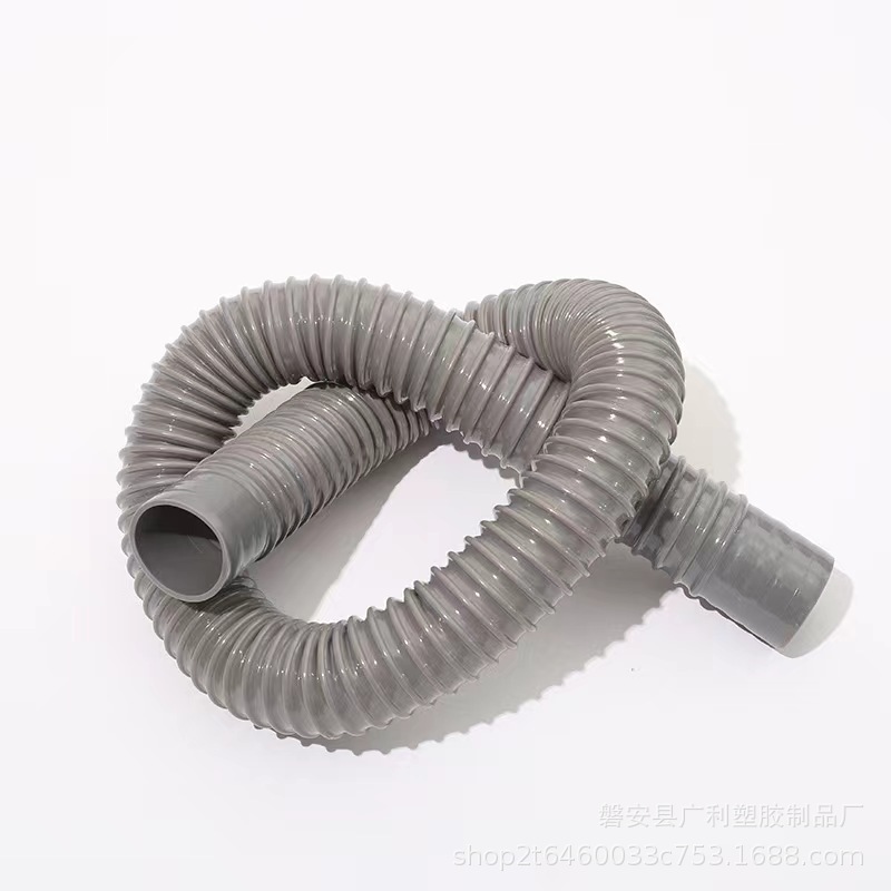 32口径PVC缠绕下水管加粗筋条排水管水槽下水管洗脸盆下水管