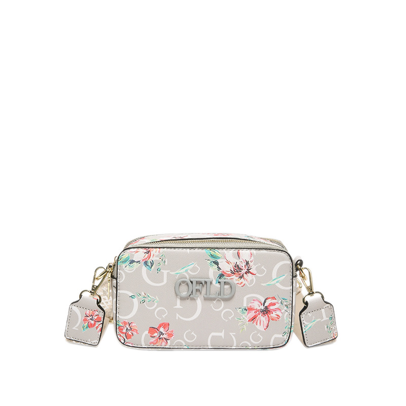 Comercio exterior transfronterizo nueva impresión de letras correas anchas moda todo-fósforo estilo caliente cámara bolso bandolera pequeño bolso cuadrado femenino