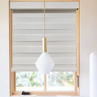 Soft Gauze Curtain Cloth Cover Shell Blackout Curtain Home Office Engineering Home Export Roller Blind Adjustable Sunshade Electric Curtain