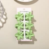 #1 Grass Green [Set of 6 with Cards] 4cm Plumeria Style