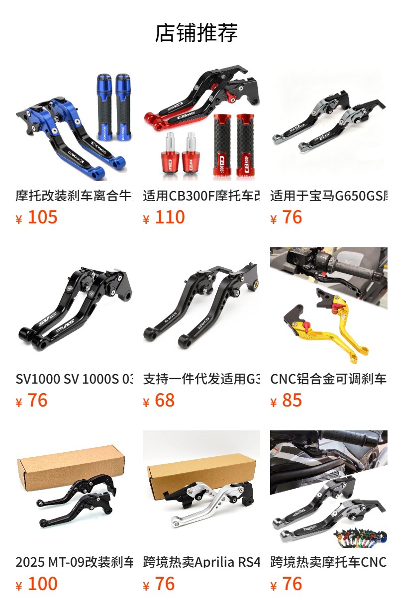 Modified Brake Clutch Lever Handlebar Cover Suitable for Click 150I Click125I V1 V2 V3