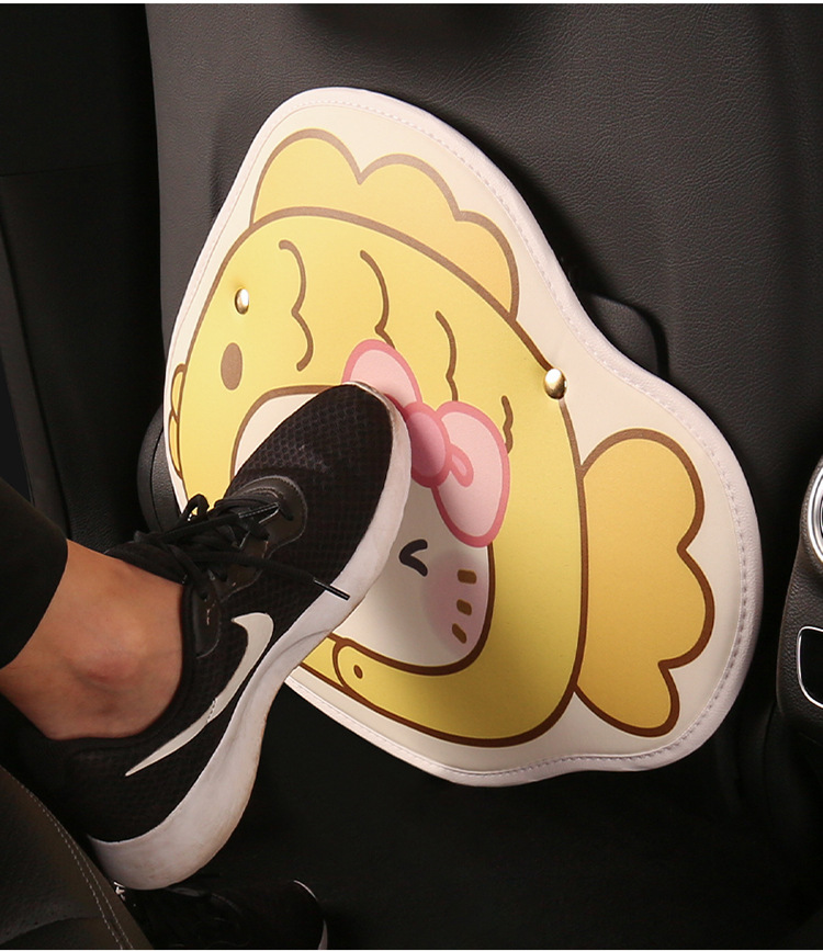 Taiyaki Car Anti-Kick Pad Universal Rear Seat Back Anti-Dirty Protective Pad Kidsren's Car Rear Seat Anti-Kick Pad
