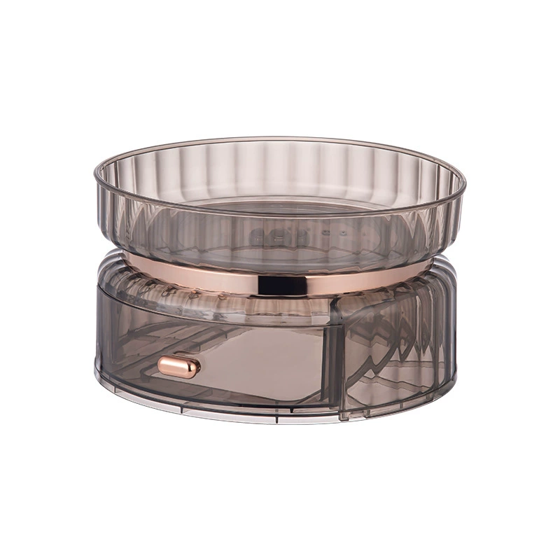 Kitchen rotating condiment storage rack countertop condiments oil salt sauce vinegar storage rack seasoning jar storage artifact