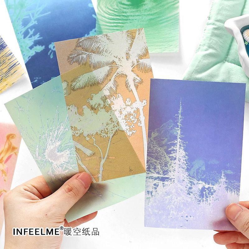 霁旅Infeel.me瞬息回想系列硫酸纸素材包 ins风手账装饰素材纸|undefined