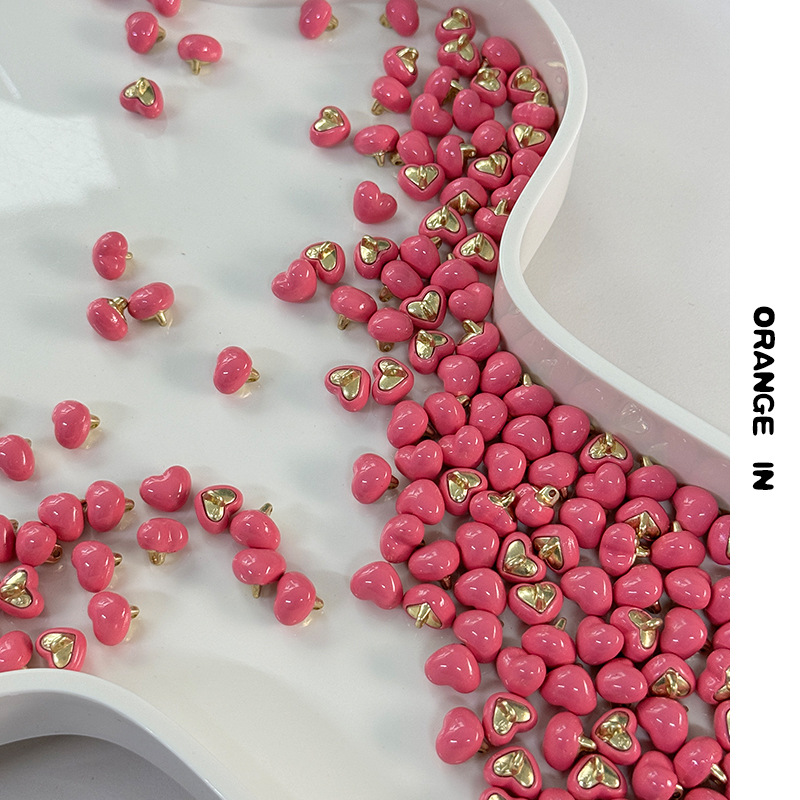 JULI naranja amor piedra lindo pequeño botón ropa infantil camisa cuello de manguito botón vestido de punto cardigan botón