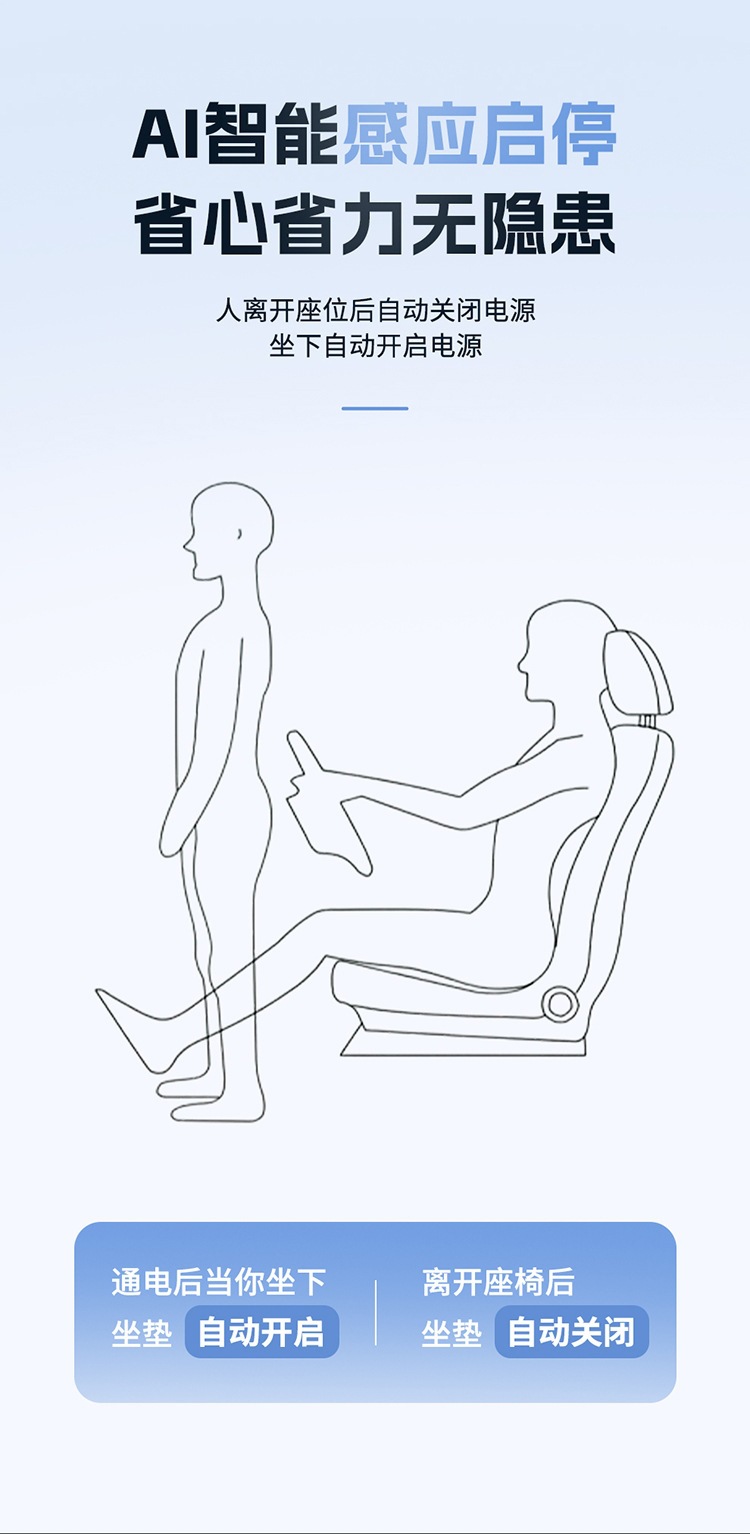New Cross-Border Hot-Selling Car Air-Conditioned Seat Cushion, Ice Silk Massage Seat Cushion, Fan-Ventilated Air-Conditioned Seat Cushion, Dropshipping
