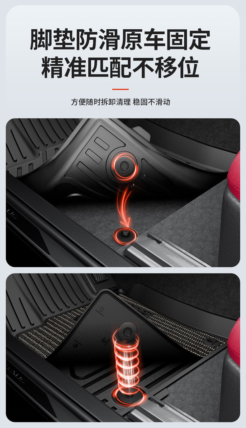 Suitable for Lexus Es200 Es300H Rx300 Rx350H Special All-Weather Tpe Car Floor Mats