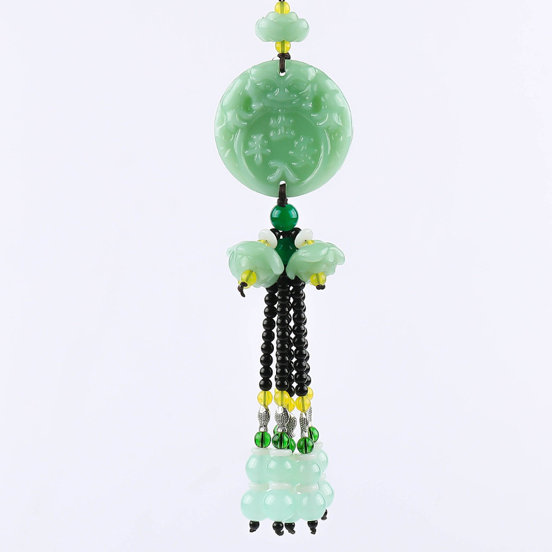 인기 그린 제이드 펜던트 [안전한 출입]