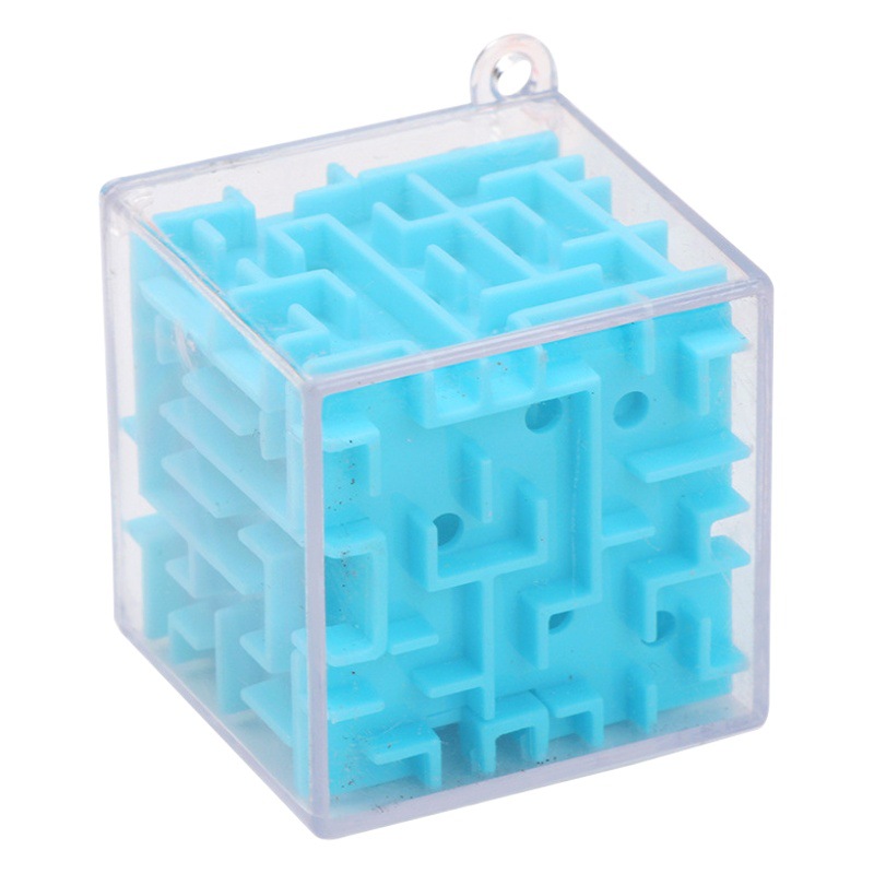 Laberinto educativo para niños juguete para padres e hijos 3D laberinto tridimensional Bola de cubo cuentas transparentes cuentas de bloque de cubo de seis lados