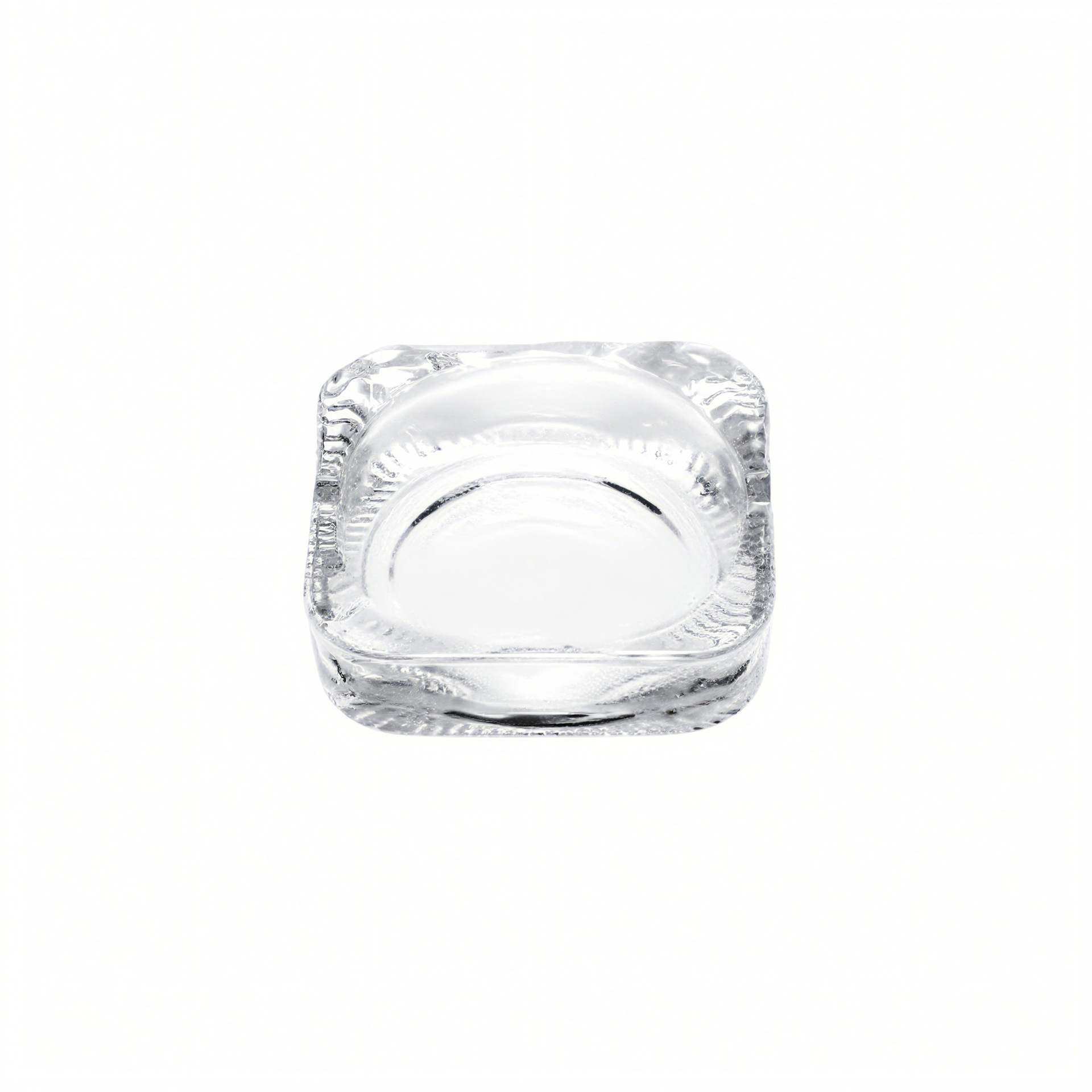 Cenicero de vidrio al por mayor en stock cenicero redondo habitaciones de hotel clubes oficinas de sala de conferencias con adornos impresos LOGO