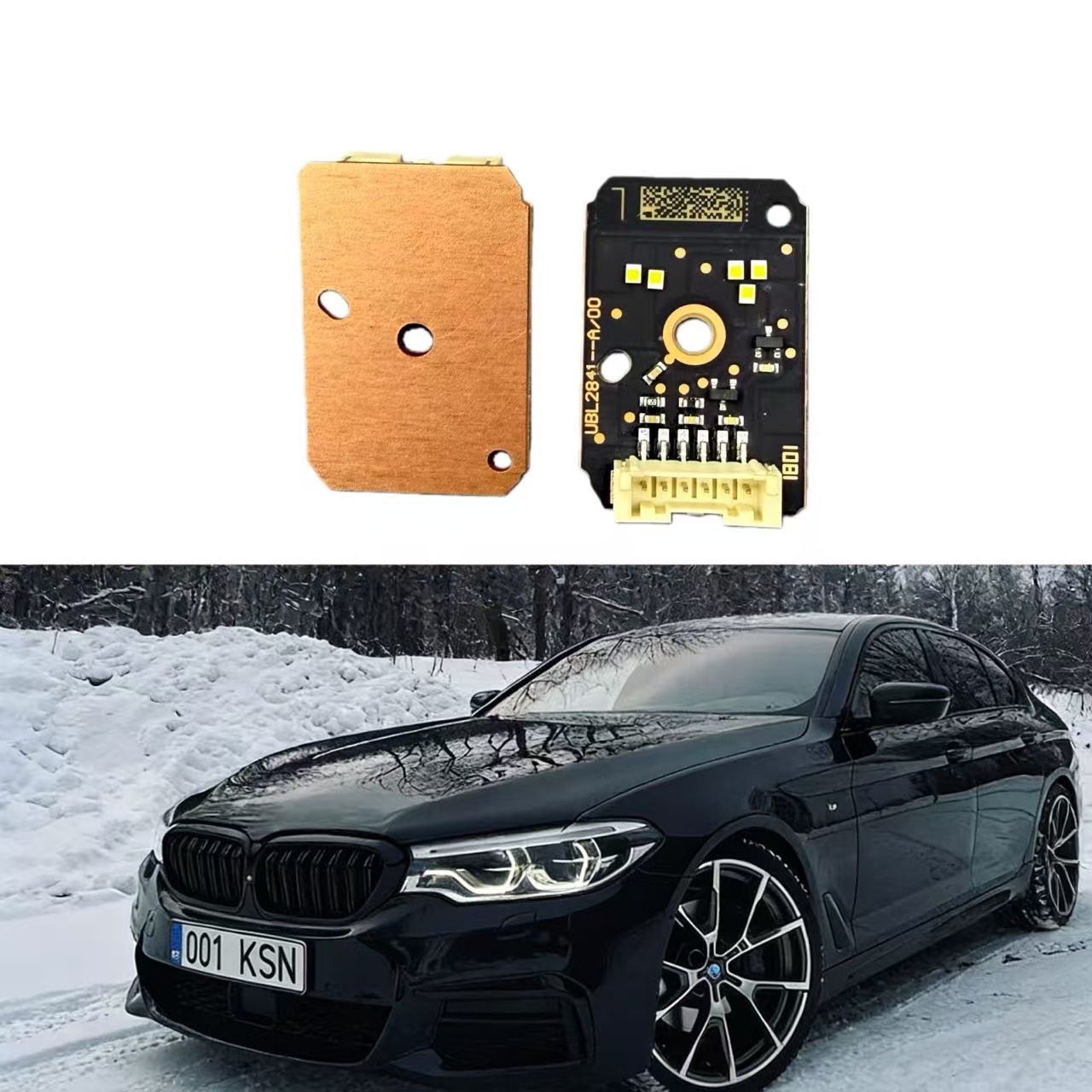 Aplicable para BMW Serie 5 G30 G38 18 - 20 LED DRL Angel Eye Daylight Drive Panel