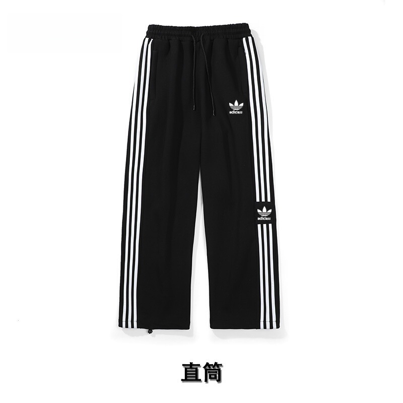 Sweatpants for Men and Women 2026 New Model Trefoil Straight-Leg Pants Loose Casual Three-Stripe Long Pants Jogger Pants
