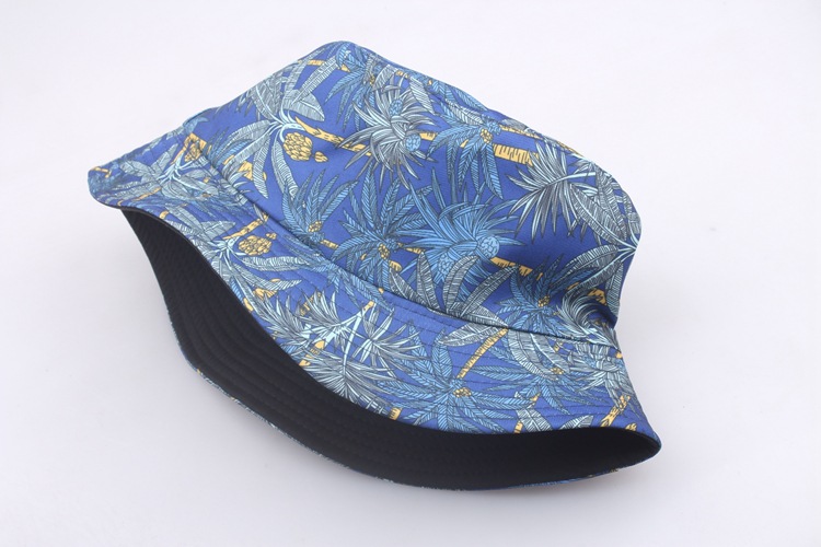 Unisex Basic Flower Flat Eaves Bucket Hat display picture 3