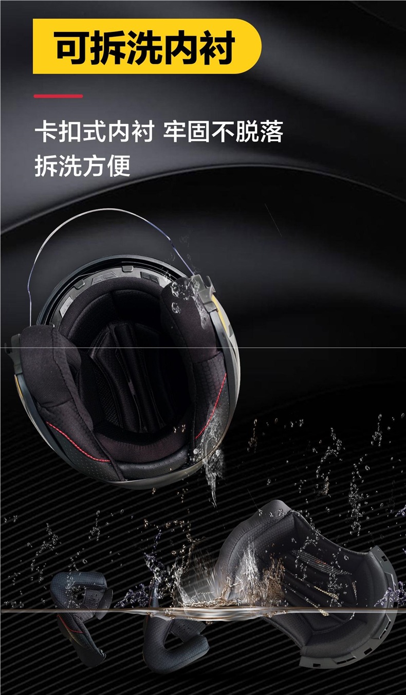 Rsv Helmet Motorcycle All Year Round Three-Quarter Helmet Half Helmet Men's Retro Women's 3-Quarter Helmet Windproof Summer