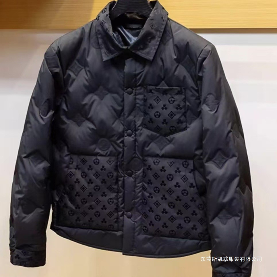 2025 Autumn and Winter Men's New Lapel down Jacket, Light and Thick, Loose, Light Luxury, Versatile Casual Jacket, Men's Black